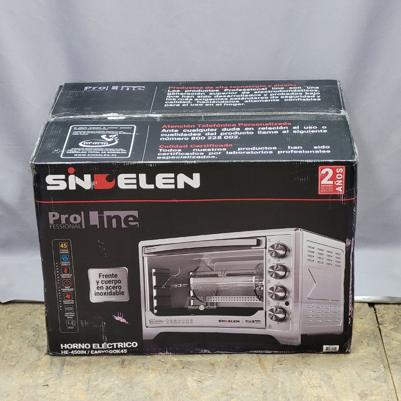 Horno Eléctrico Sindelen He-450in / Easycook45 Gris 45 Lts