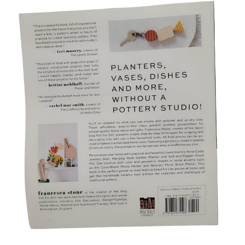 Libro De Manualidad Francesca Stone Homemade Pottery