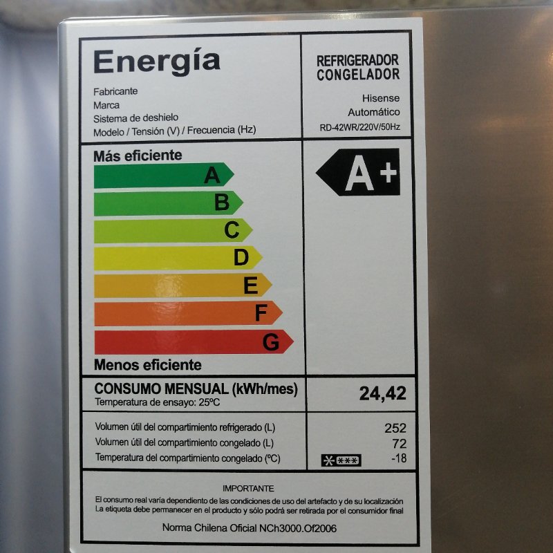 Refrigerador Hisense Rd-42wr Inoxidable 324 Lts