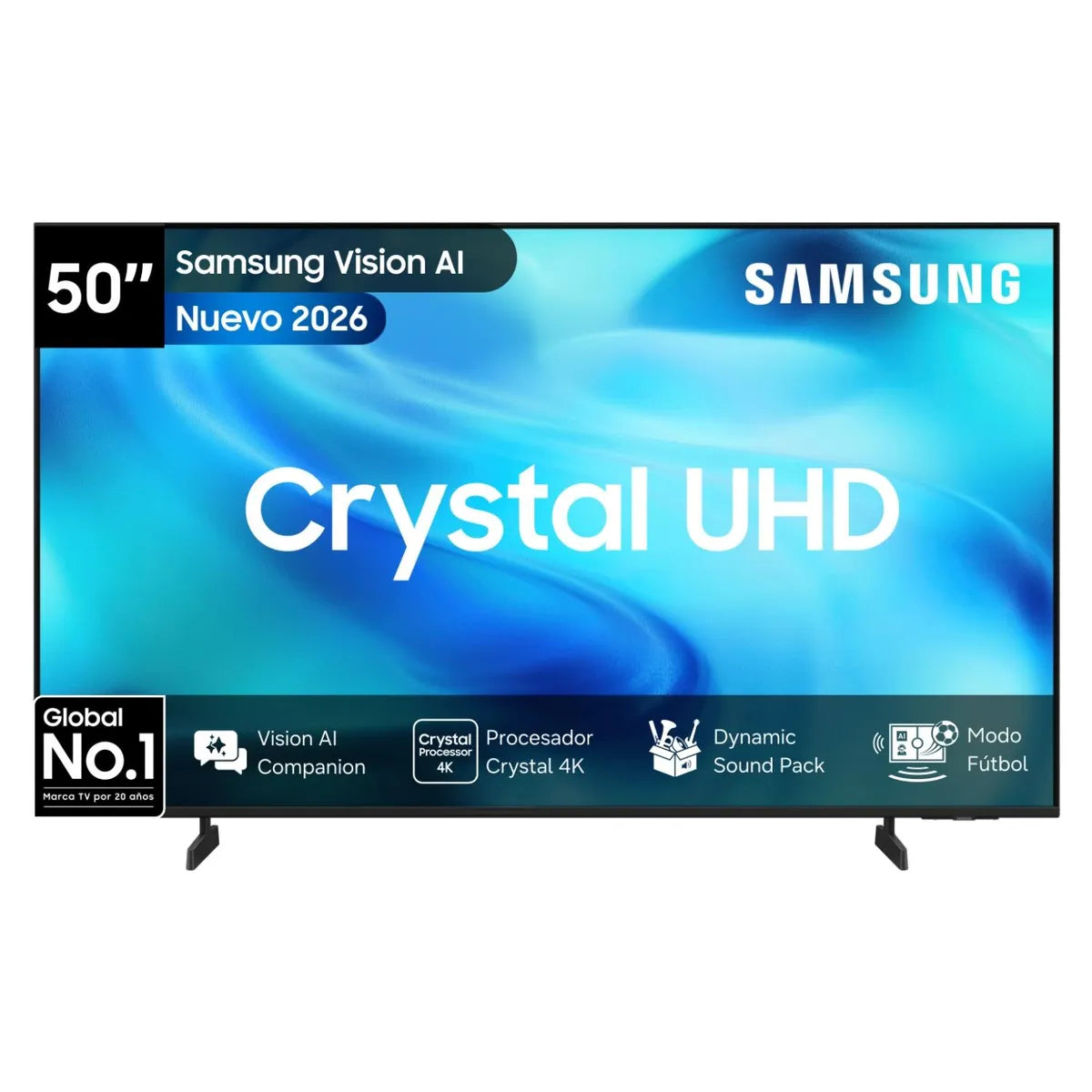 Smart TV Crystal UHD Samsung UN50U8000FG 50 Pulgadas