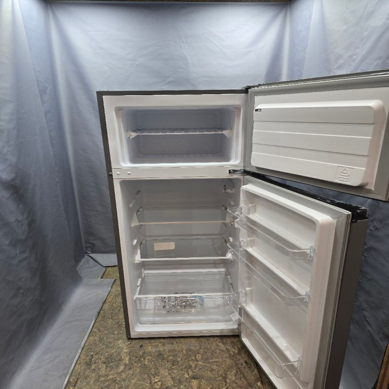 Refrigerador Top Mount Midea Mdrt294fge50 Plateado 207 Lts