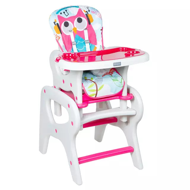 Silla de comer BBQOOL Eat&Fun Rosado