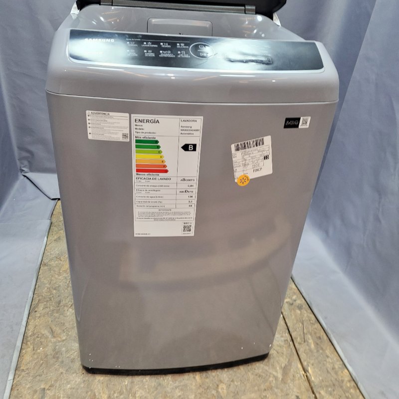 Lavadora Automática Samsung Wa90cg4240by Gris 9kg