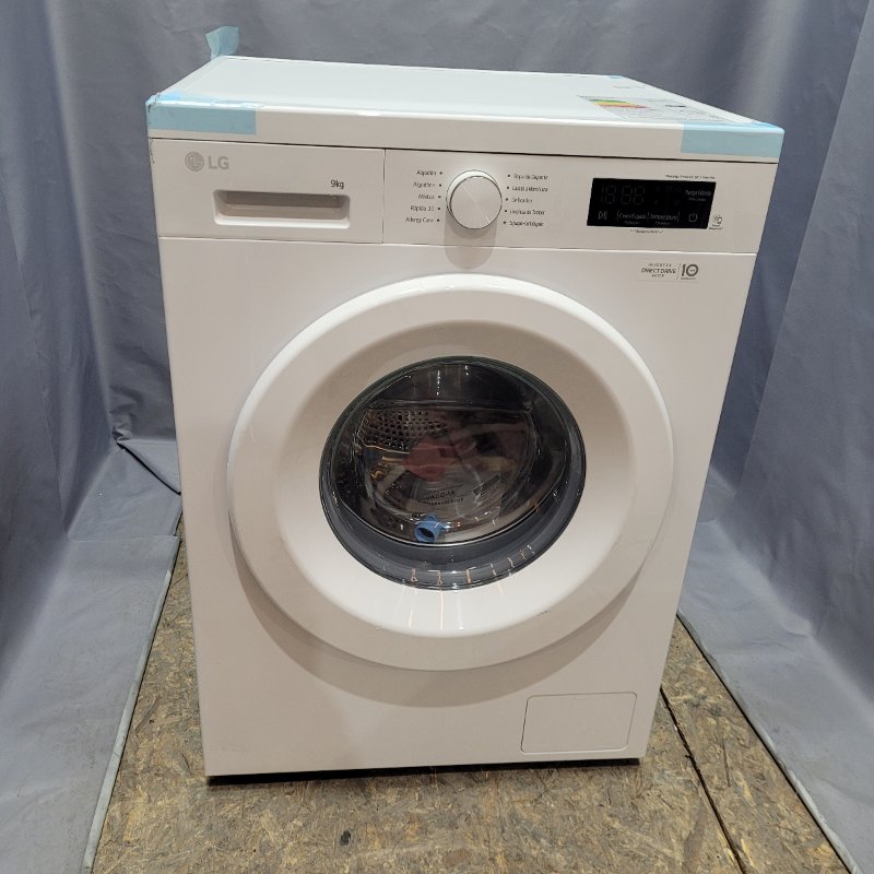 Lavadora Automático Carga Frontal Lg Wm9gwvfs6 Blanco 9 Kg