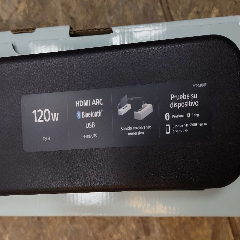 Barra De Sonido Sony Ht-S100f 110-240v - 50/60hz