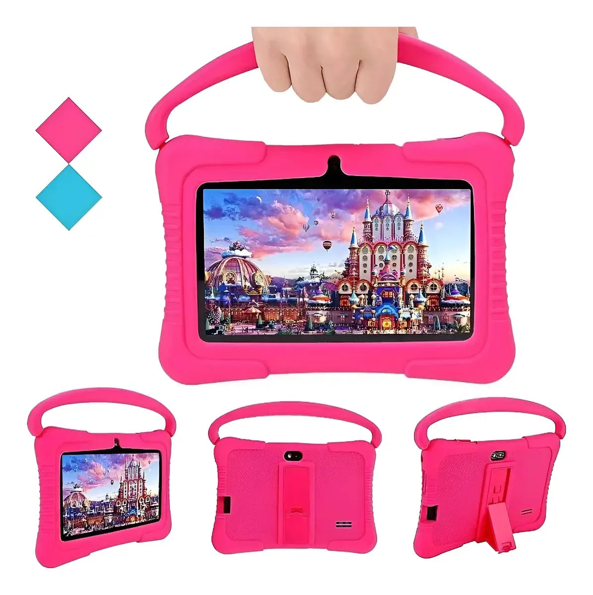 Tablet para Niños Genérico con Control Parental 32GB RAM 2GB, Rosado