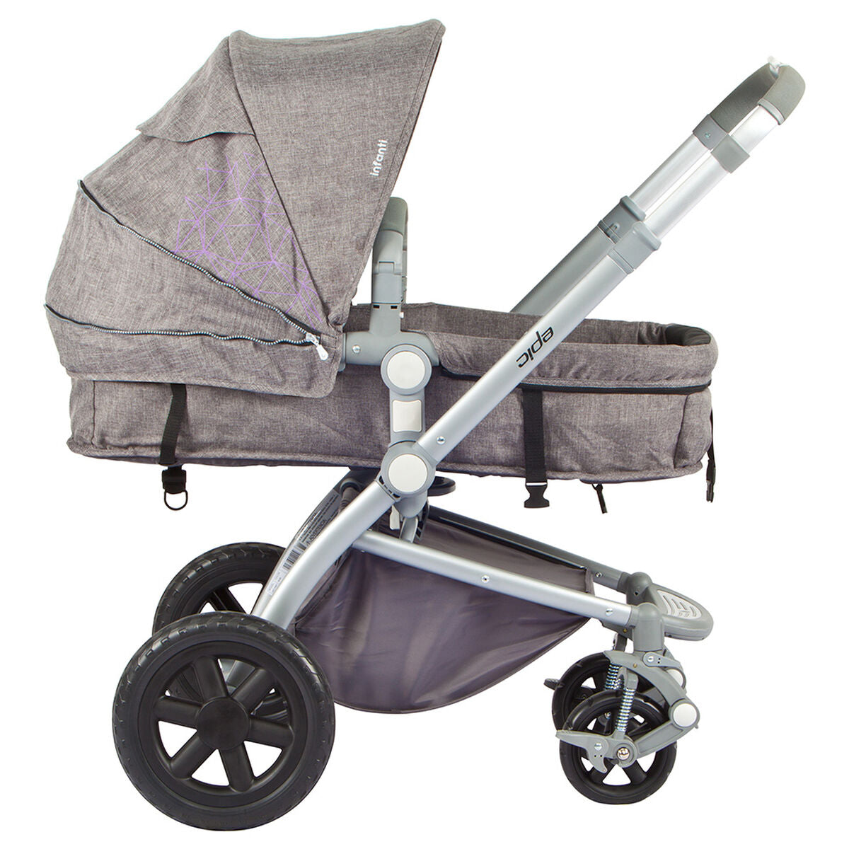Coche Infanti Travel System Grey