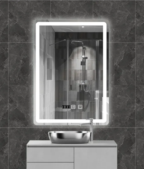 Espejo Inteligente Con Luz Variable Homer Design 80x100 Cm