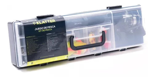 Juego De Pesca Klatter Con Estuche 90 Pieza