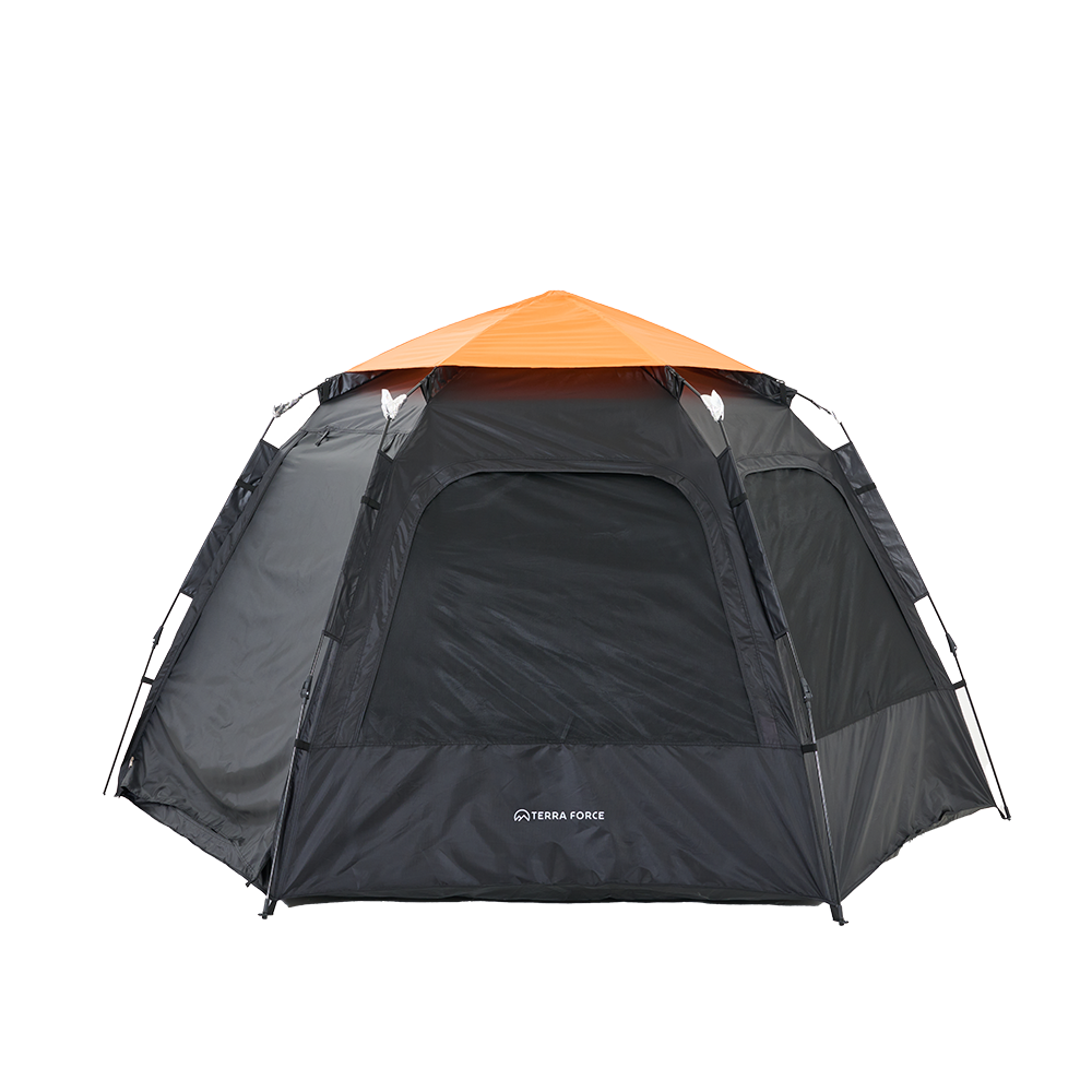 Carpa Semi Automatica 4-5P Terra Force Morrillos Negro