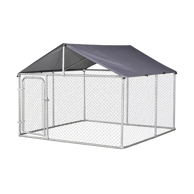 Canil para Perros con Techo 3x3 Metros IGPRO IGCA 3-3