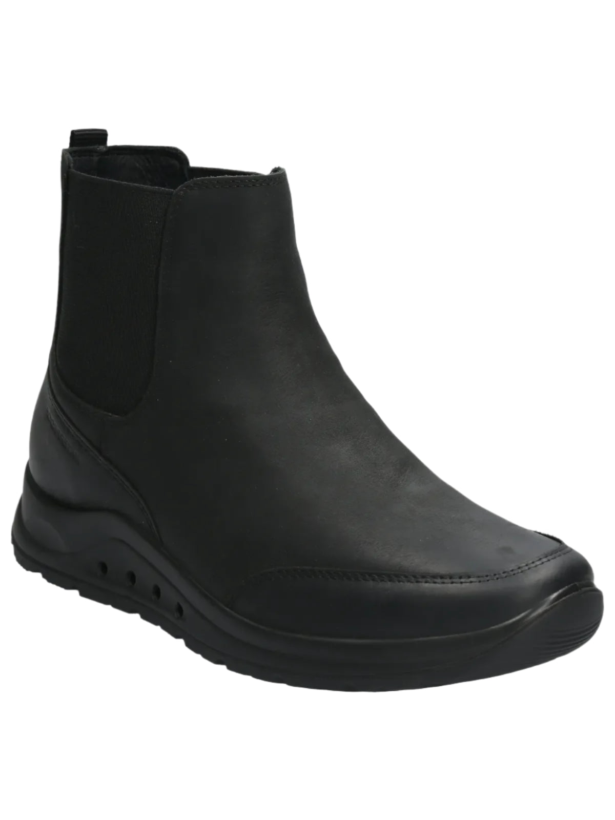 Botin Cuero Hush Puppies Coley Negro 36 Femenino