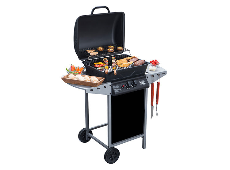 Parrilla 2  Quemadores Bbq Grill Denver / Bbq201gc Negro