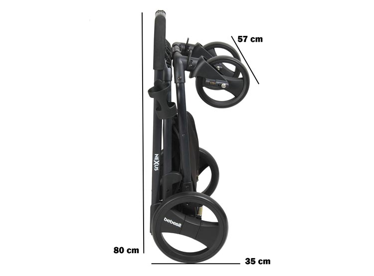 Coche Travel System Bebesit Nexus 5053 Rojo