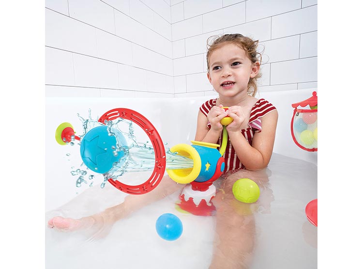 Juego de Baño Grifo Lanzapelotas Yookidoo