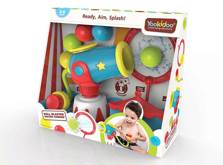 Juego de Baño Grifo Lanzapelotas Yookidoo