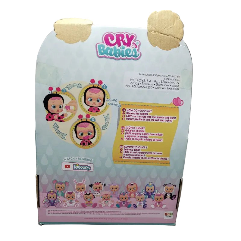 Muñeca Babies Cry Imc Toys Lady Bebe Llorón