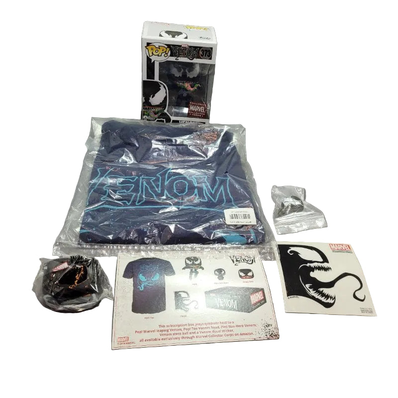 FUNKO +POLERA (M) COLLECTOR CORPS MARVEL VENOM 373 TALLA M