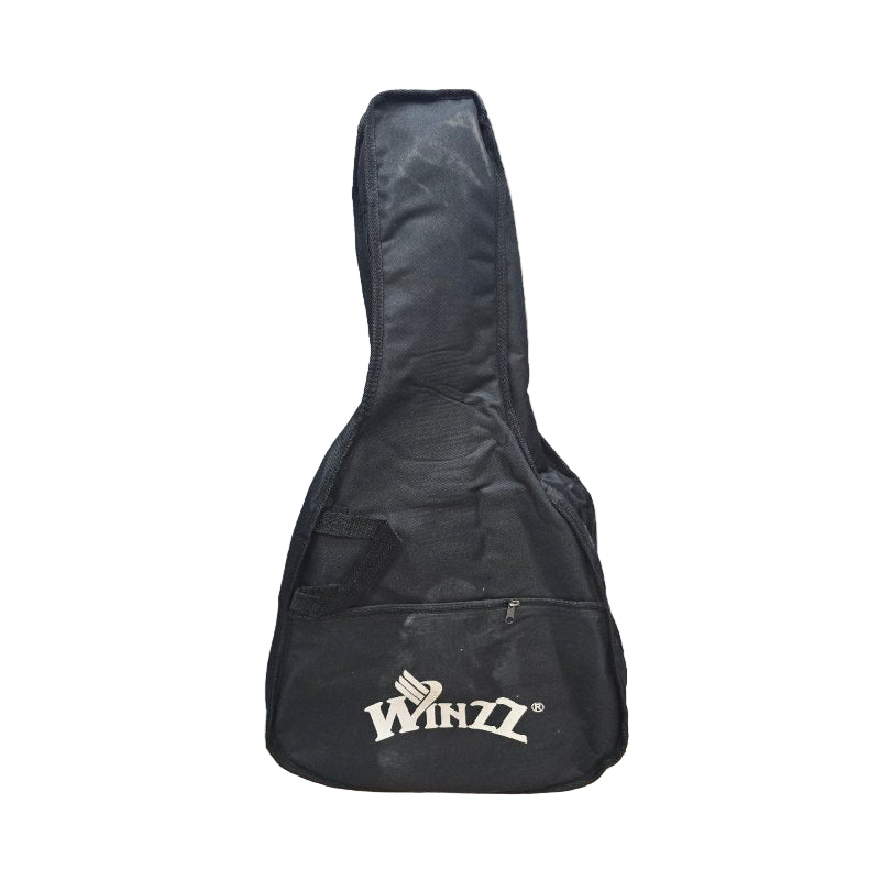 Guitarra Acústica Con Cutaway De 40 Pulgadas + Funda Winzz Af-H00lc Verde Oscuro