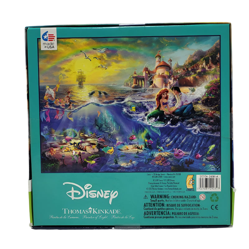 Rompecabezas 750 Pza Thomas Kinkade Disney La Sirenita