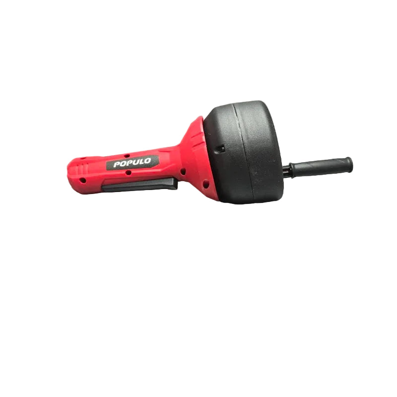 Desatascador De Desagües Serpiente De Plomería Populo Pmda5 Rojo /Negro
