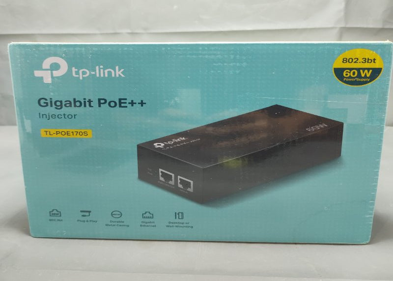 Inyector Tp Link Poe ++ Gigabit Tl-Poe170s 60w