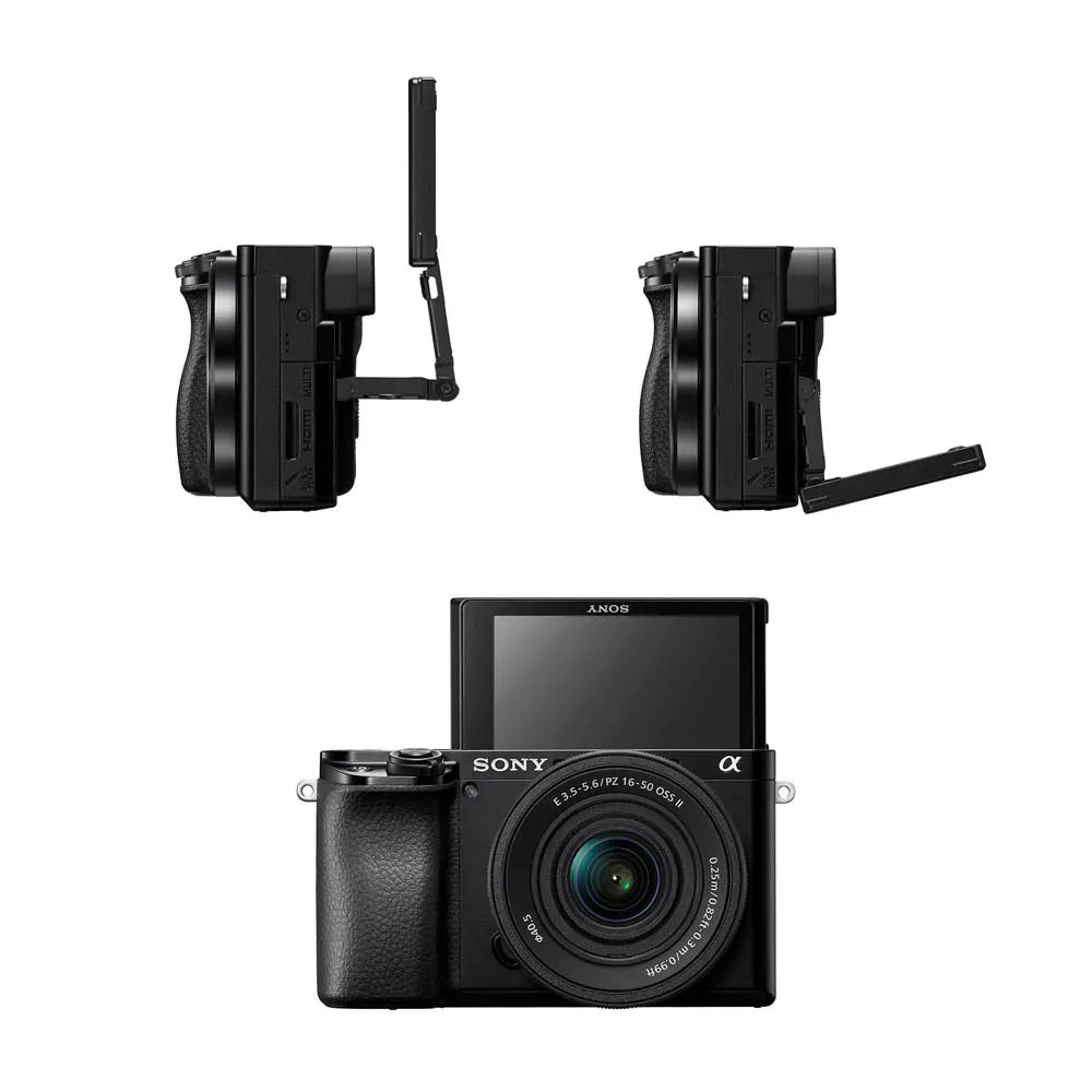 Cámara Fotográfica Sony ILCE-6100K, Negro