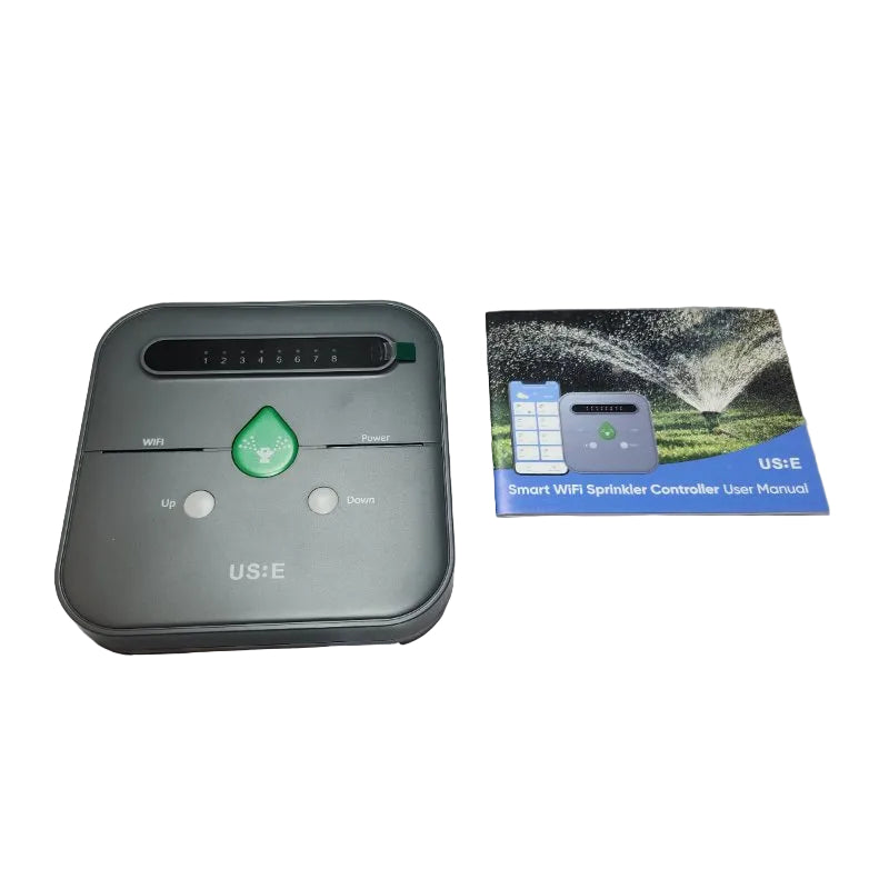 Controlador Inteligente De Aspersores US:E Compatible Con Alexa Y Google Assistant