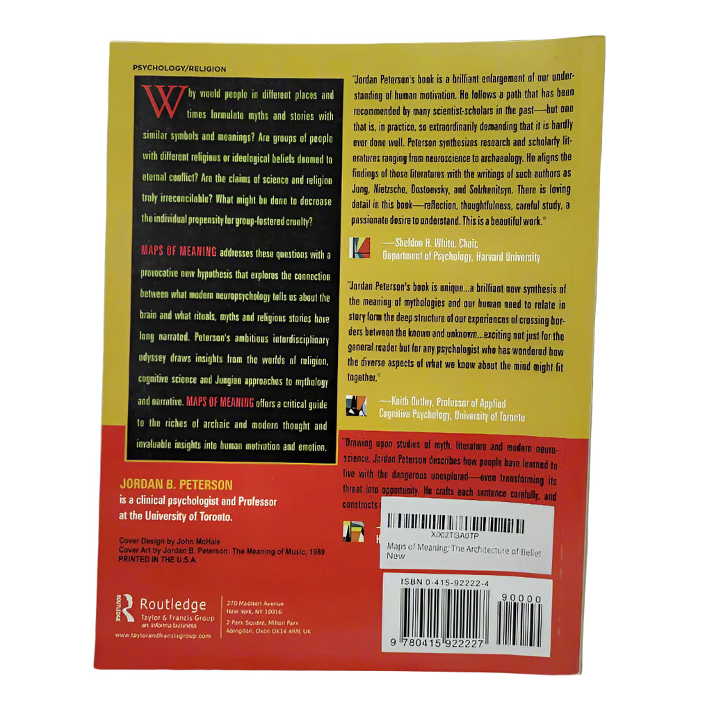 Libro Maps Of Meaning Jordan B. Peterson
