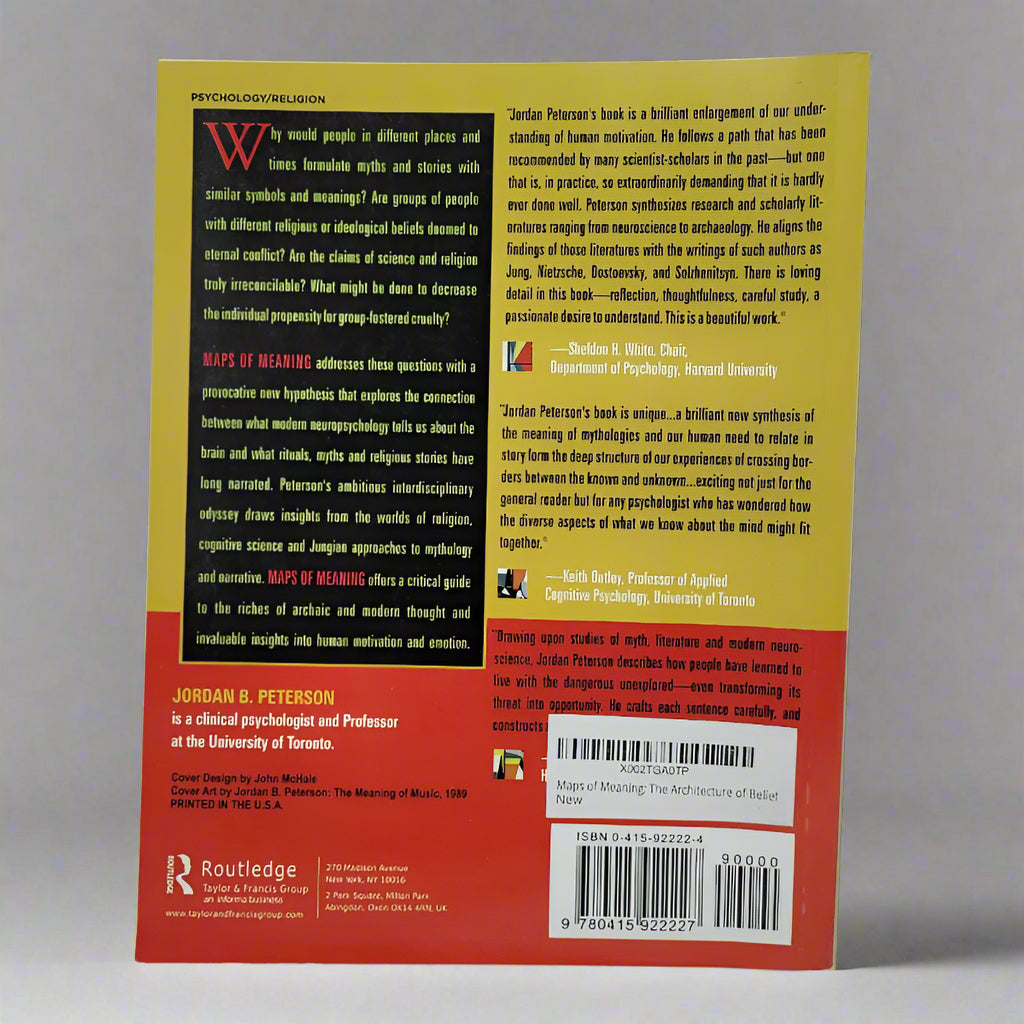 Libro Maps Of Meaning Jordan B. Peterson