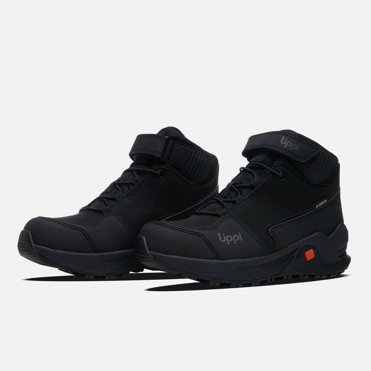 Zapatillas Lippi Motion Mid Kids B-Dry – Negro, EUR 32 / 21 cm, Unisex