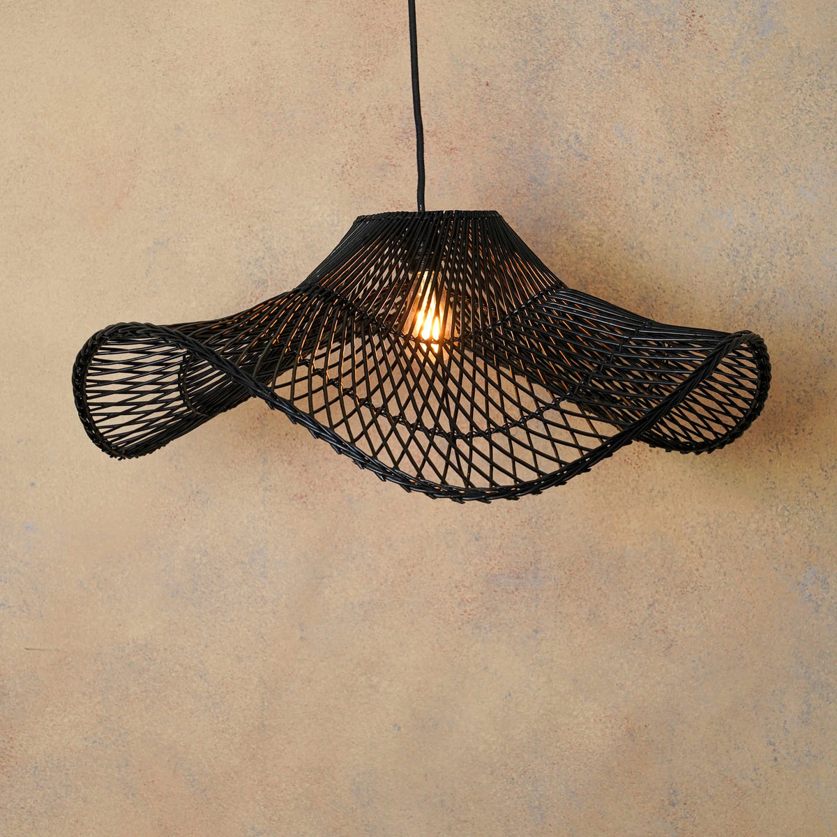 Lámpara Colgante Tribal Alaniz Home Negro