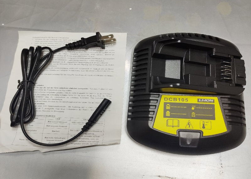 Cargador De Batería Lasica Dcb105 Dcb205 Dcb201 Dcb203 12v Y 20v Max