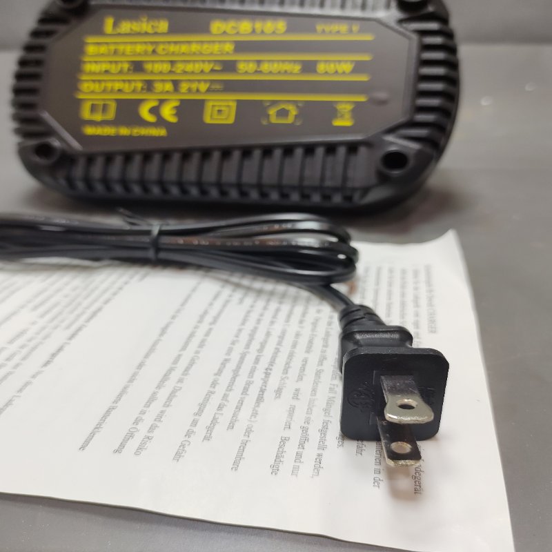 Cargador De Batería Lasica Dcb105 Dcb205 Dcb201 Dcb203 12v Y 20v Max