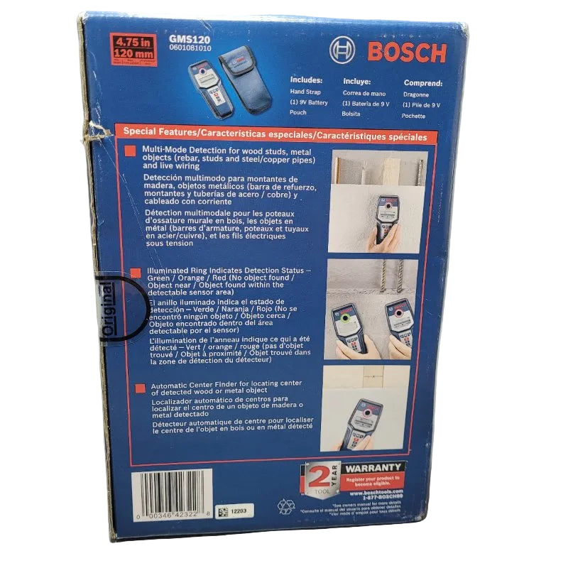 Detector De Metales Bosch Gms 120