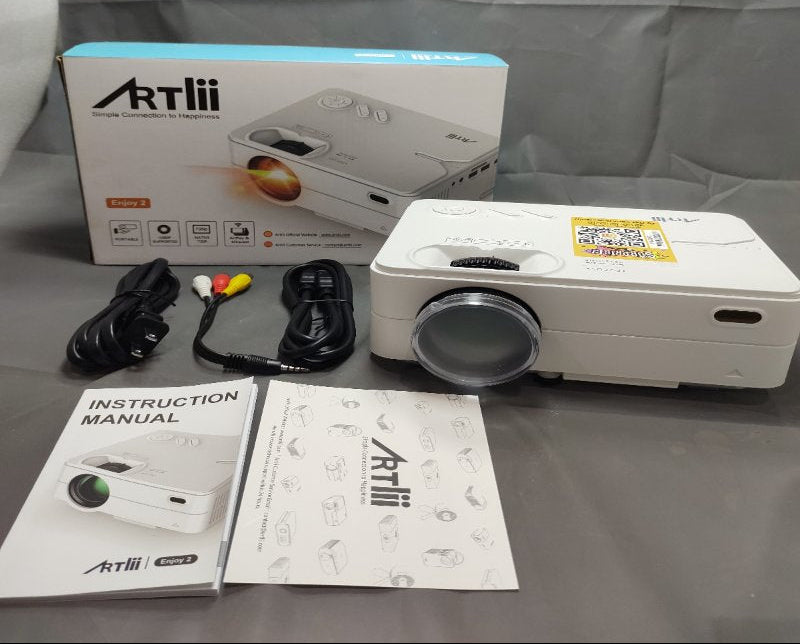 Mini Proyector Wifi Bluetooth Portátil Artlii Enjoy 2 Rd-813 Blanco Full Hd 1080p
