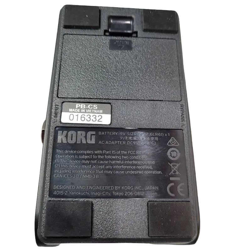 Pedal Tuner Korg Pitchblack Custom Pb-Cs
