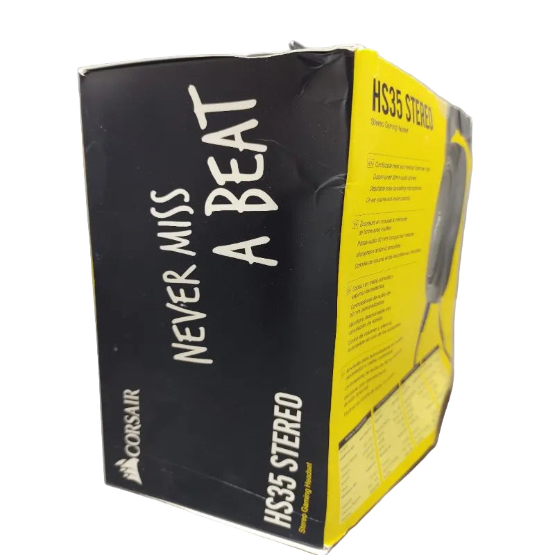 Audífonos Gamer Corsair Hs35 Stereo Negro