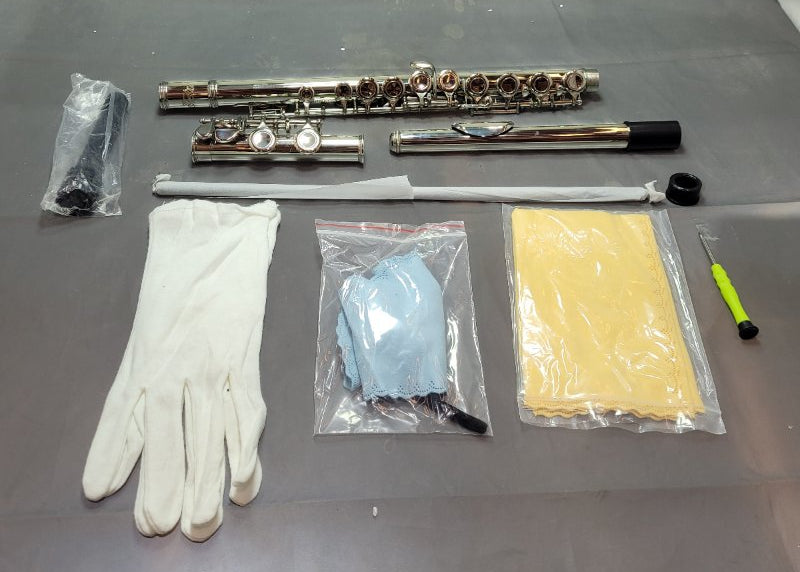 Flauta Traversa Profesional Sonido Nitido Eastar Plateado