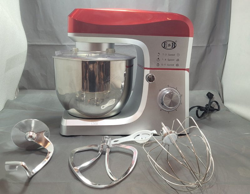 Batidora Con Pedestal Hook Mixer Eb-1701x Rojo 4.7 L