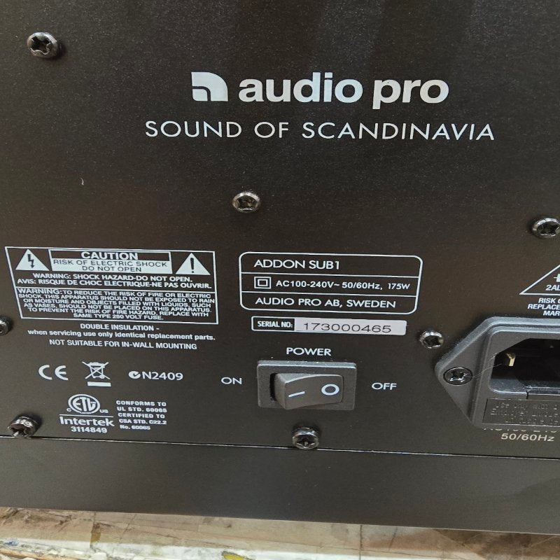 Altavoz de Subwoofer Audio Pro Addon Sub 1 Negro 150W
