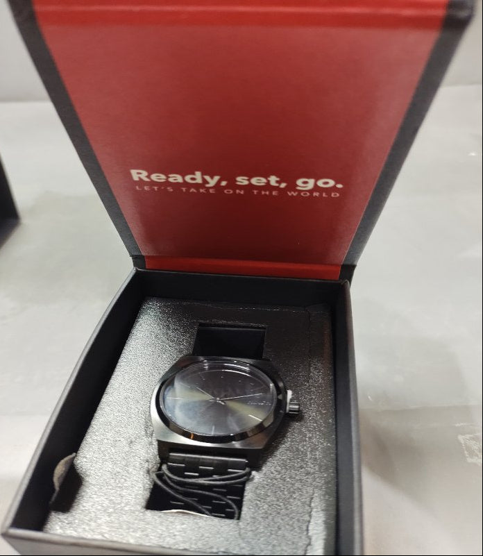 Reloj Nixon 4345-007-Time Teller 2005 Negro 37mm 5776g Femenino