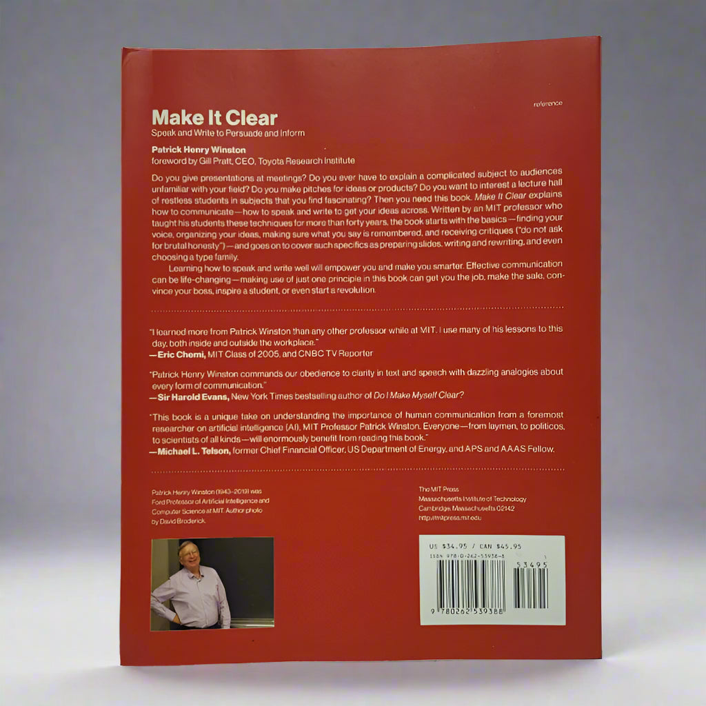 Libro Maker It Clear Patrick Henry Winston