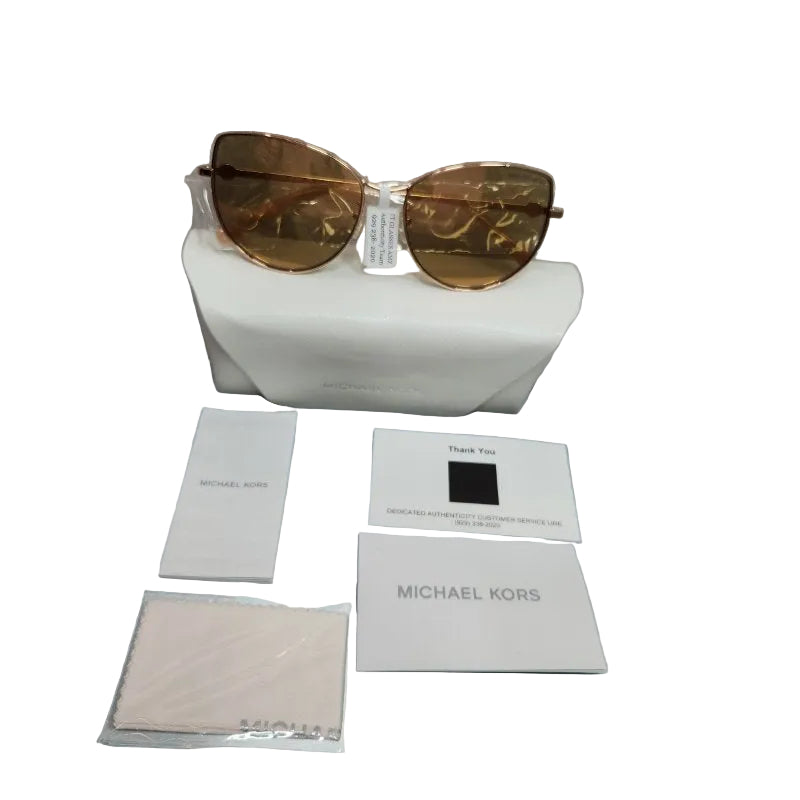 Paquete Con Kit De Gafas De Disenador Michael Kors Mk 1062 Cateye Gold/Rose