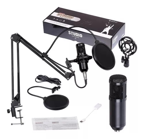Microfono Condensador Oem Bm 800 Negro