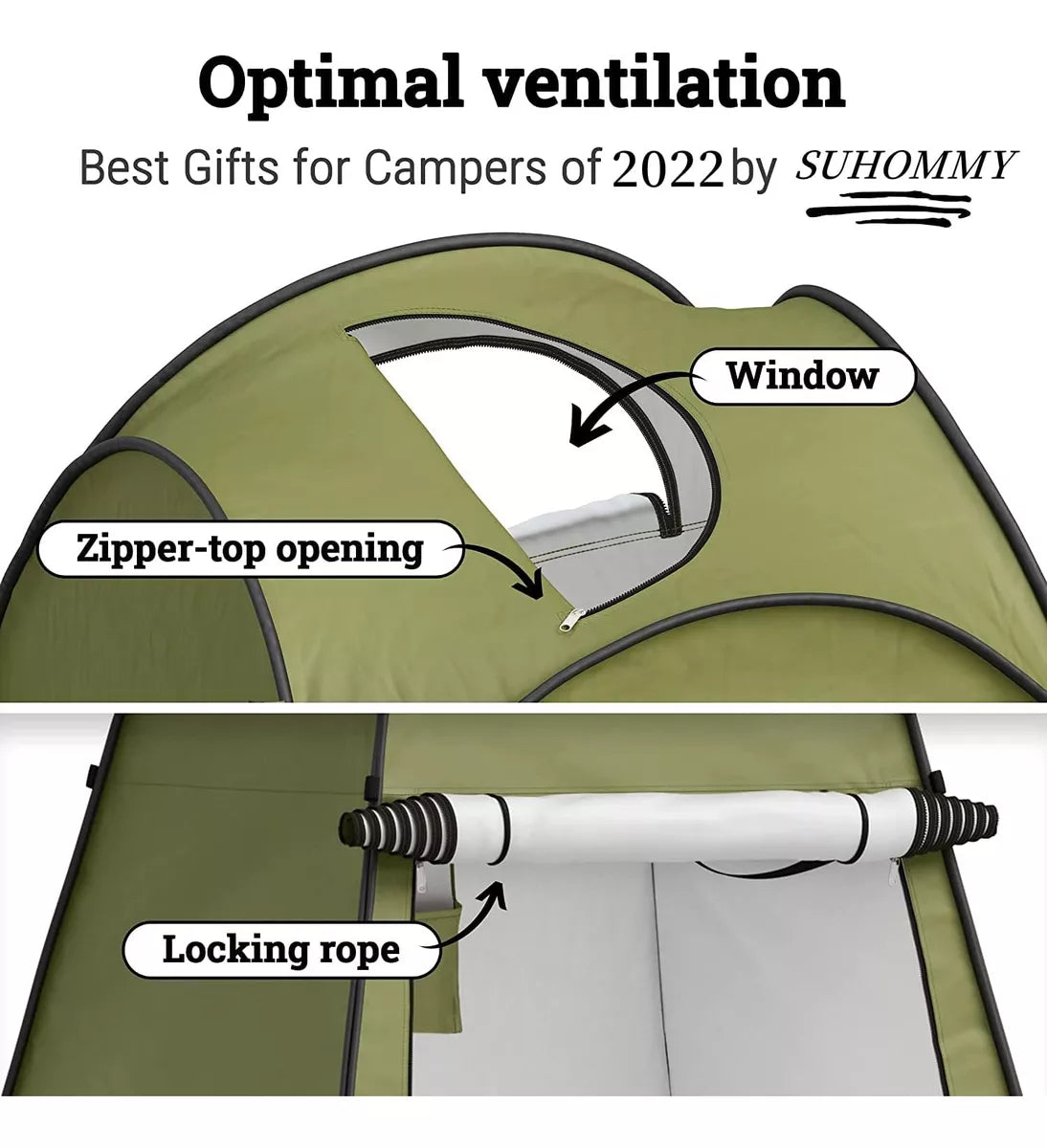 Carpa Ducha Terra Force Camping Pop Up Verde
