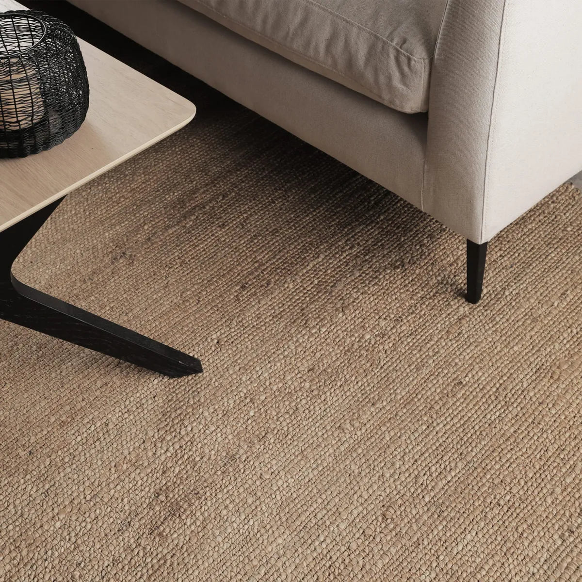 Alfombra de Yute Sahara Crudo, Form Design, 170x240 cm
