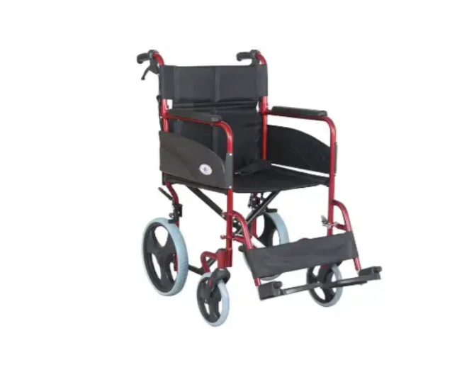Silla De Rueda De Paseo Medicatel Ky976labj-A-12-43 Negro - Burdeo