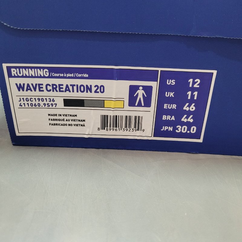 Zapatillas Running Mizuno Wave Creation 20 Plomo EUR 46/ UK 11