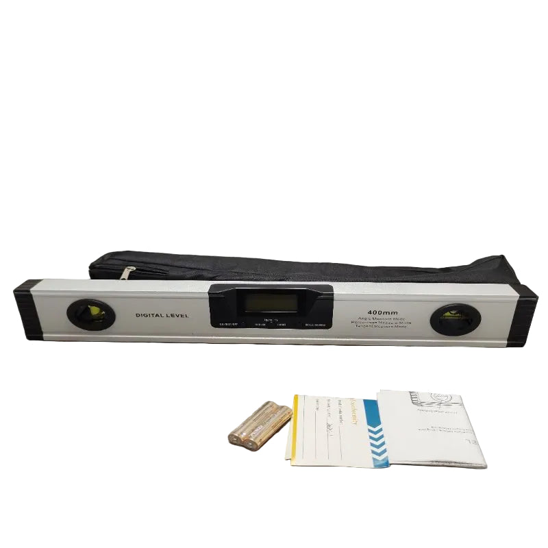 Nivel De Torpedo Digital Transportador Neoteck 16" De Aluminio